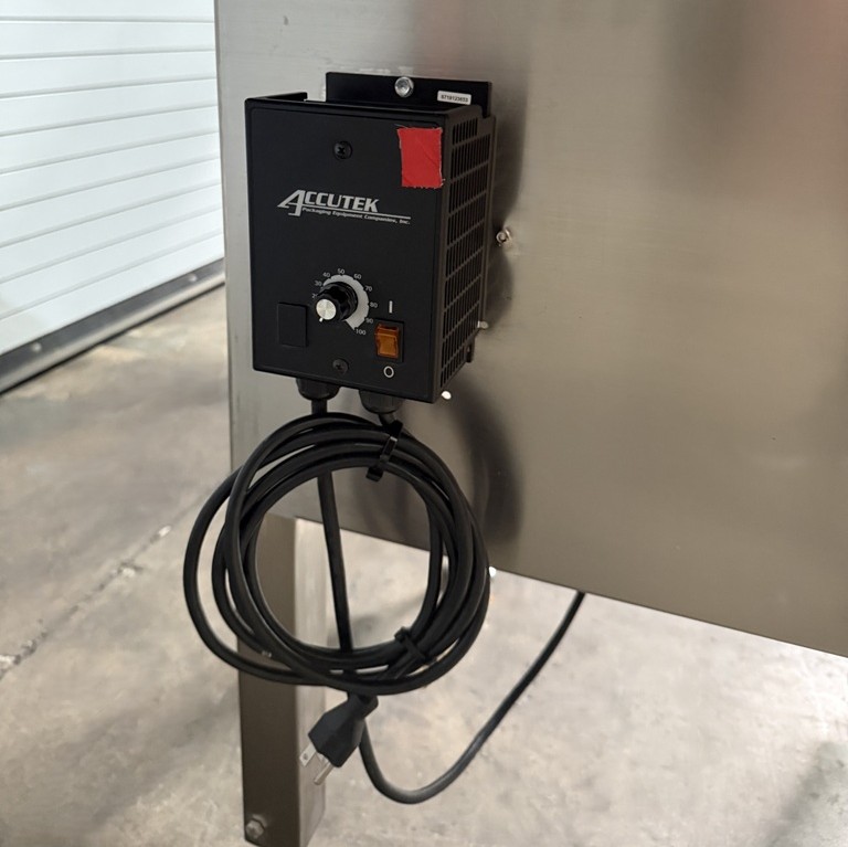 Accutek 60in Stainless Rotary Accumulator Table, Serial #A-17L07-1804