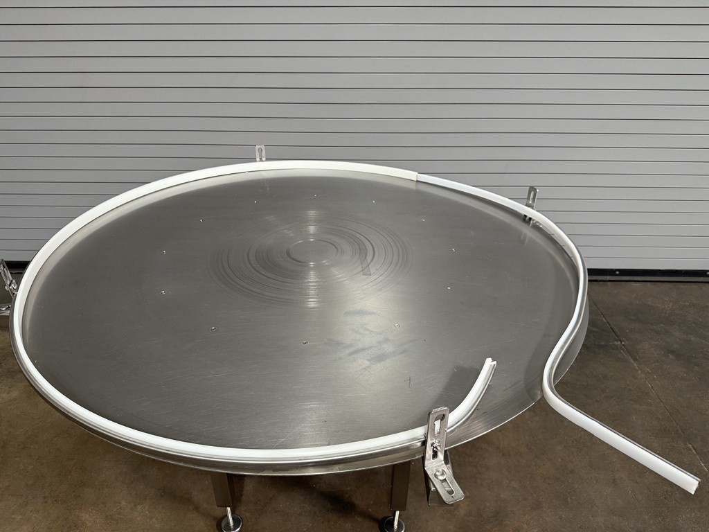 Accutek 60in Stainless Rotary Accumulator Table, Serial #A-17L07-1804