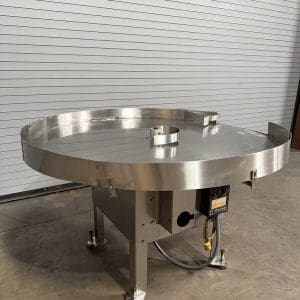 GARVEY 60in Stainless Rotary Accumulator Table, Serial #10991