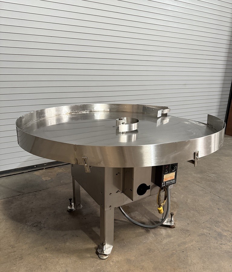 GARVEY 60in Stainless Rotary Accumulator Table, Serial #10991