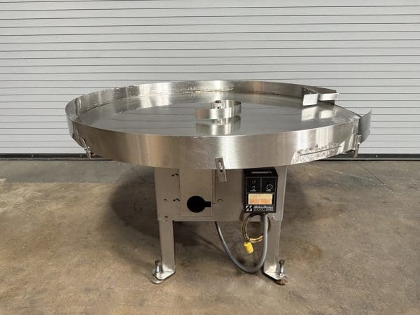 GARVEY 60in Stainless Rotary Accumulator Table, Serial #10991