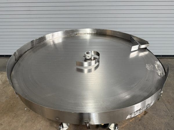 GARVEY 60in Stainless Rotary Accumulator Table, Serial #10991