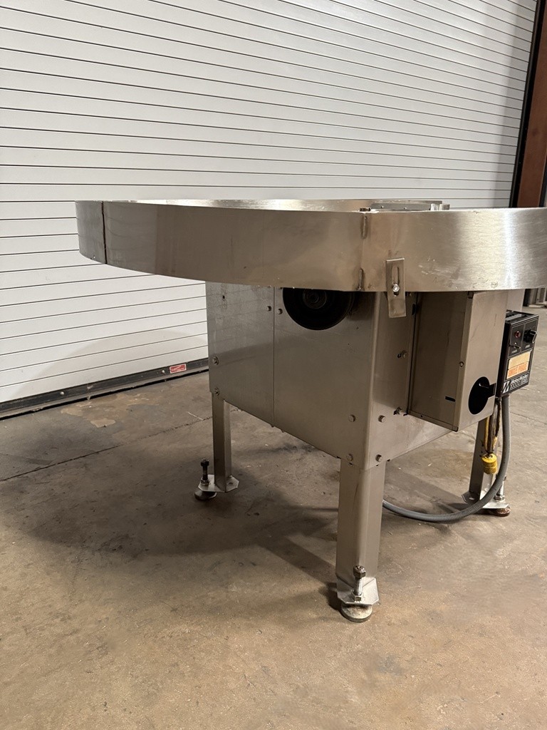 GARVEY 60in Stainless Rotary Accumulator Table, Serial #10991