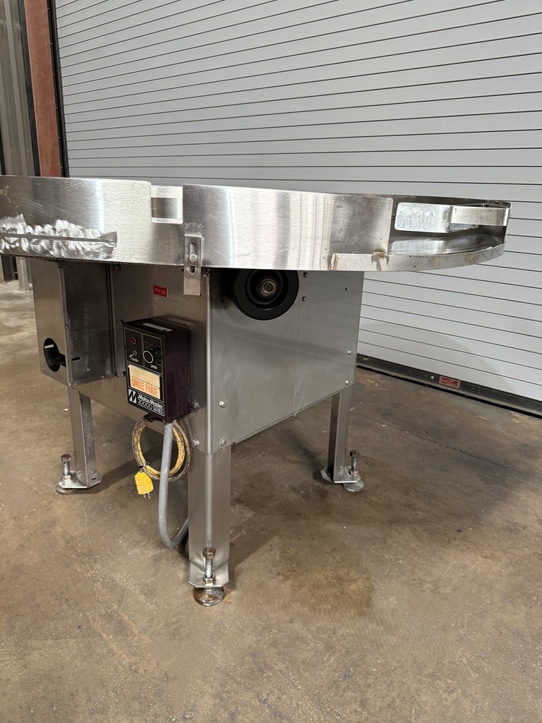 GARVEY 60in Stainless Rotary Accumulator Table, Serial #10991