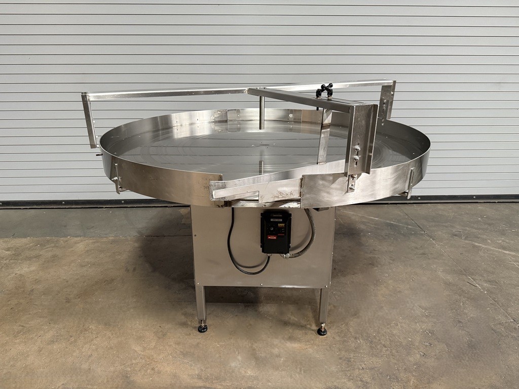 GARVEY 60in Stainless Rotary Accumulator Table, Serial #10992