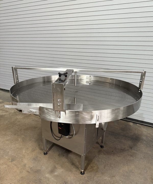 GARVEY 60in Stainless Rotary Accumulator Table, Serial #10992