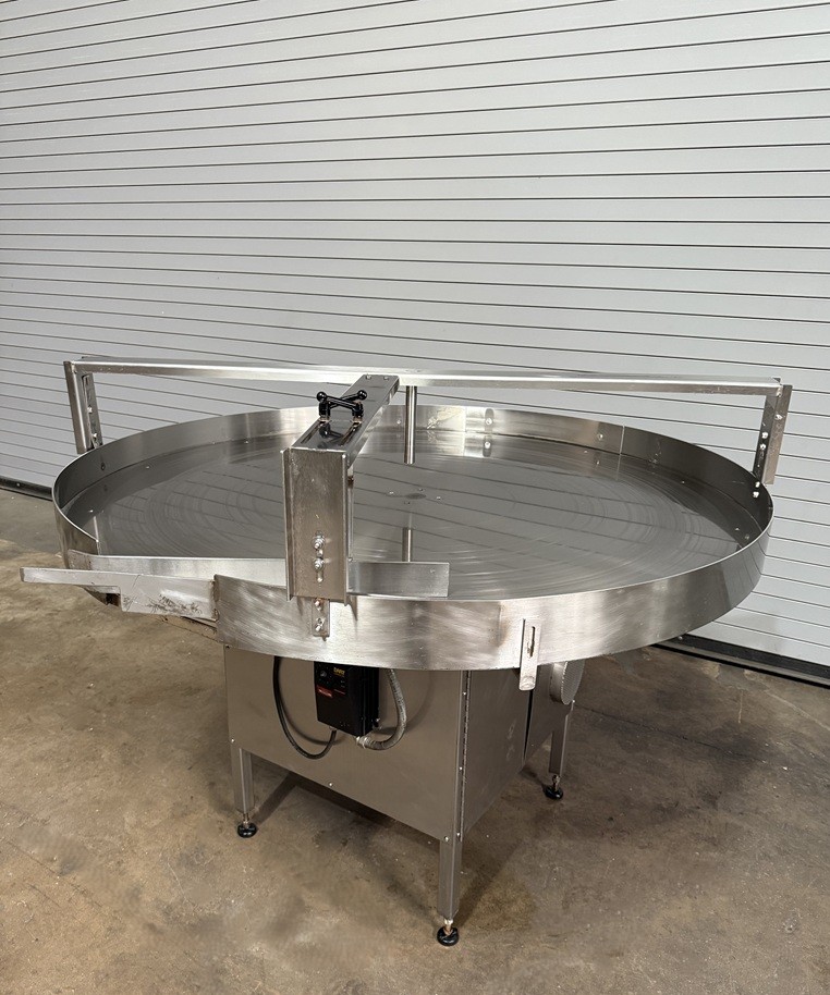 GARVEY 60in Stainless Rotary Accumulator Table, Serial #10992