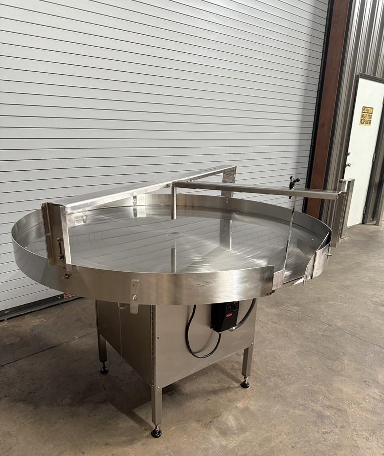 GARVEY 60in Stainless Rotary Accumulator Table, Serial #10992