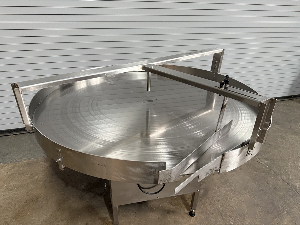 GARVEY 60in Stainless Rotary Accumulator Table, Serial #10992