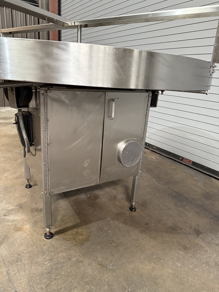 GARVEY 60in Stainless Rotary Accumulator Table, Serial #10992