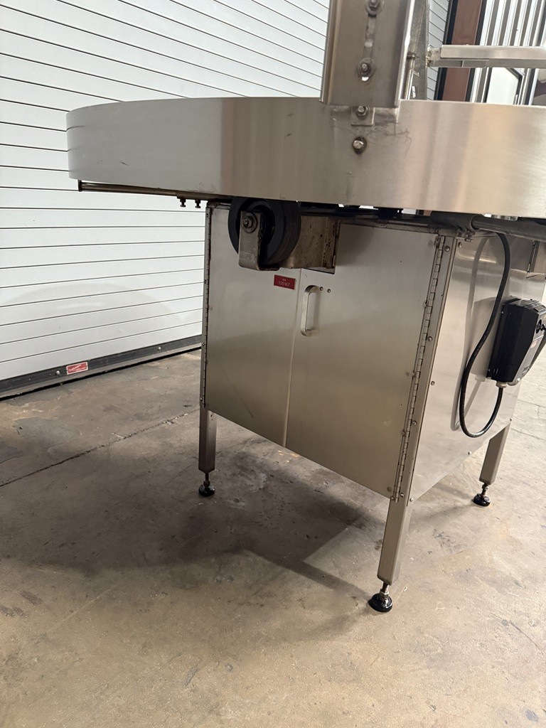 GARVEY 60in Stainless Rotary Accumulator Table, Serial #10992