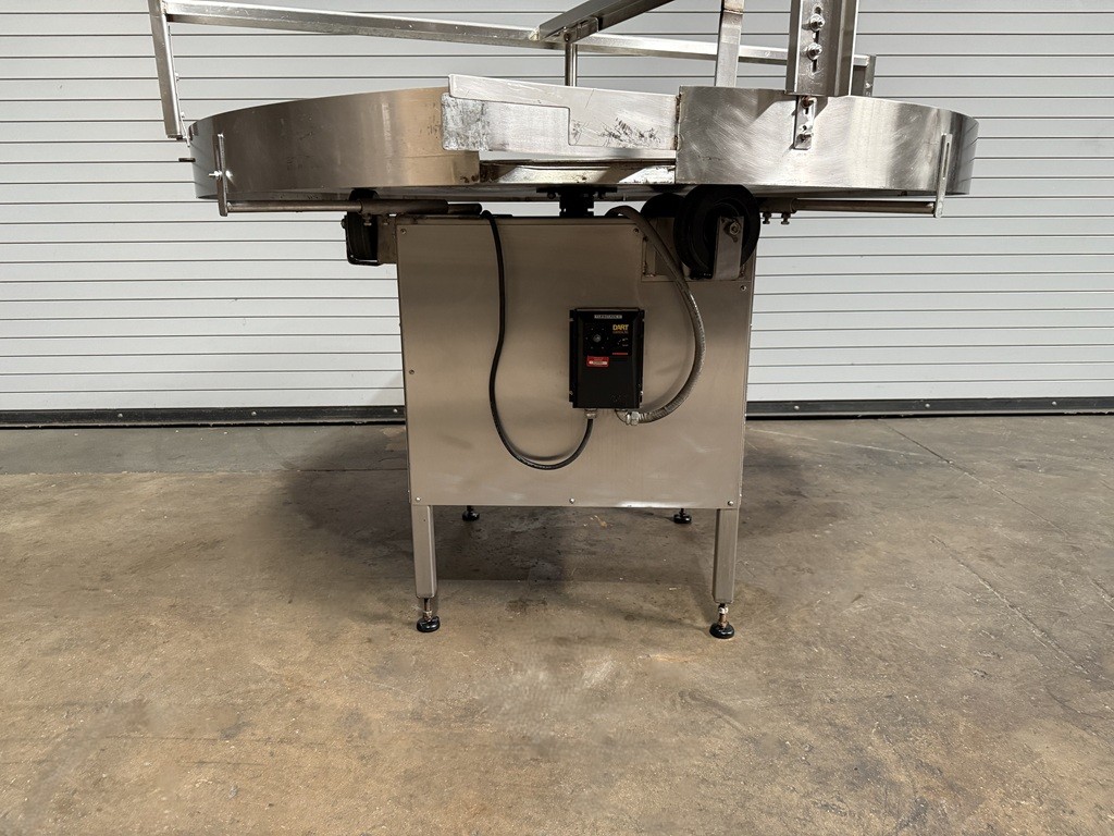 GARVEY 60in Stainless Rotary Accumulator Table, Serial #10992