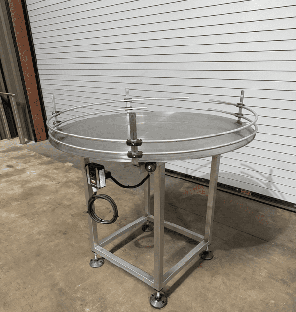 Inline Filling Systems 36” Stainless Rotary Accumulation Table, Serial #10854