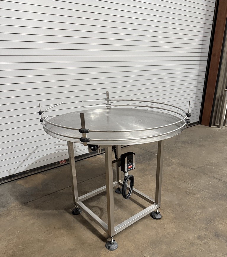 Inline Filling Systems 36” Stainless Rotary Accumulation Table, Serial #10854