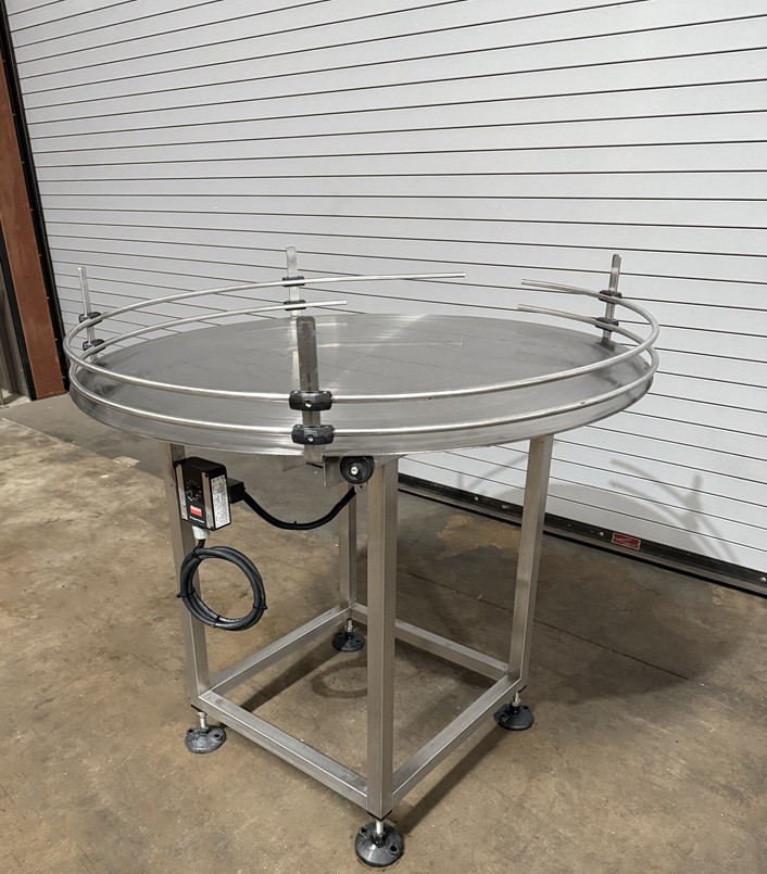 Inline Filling Systems 36” Stainless Rotary Accumulation Table, Serial #10854