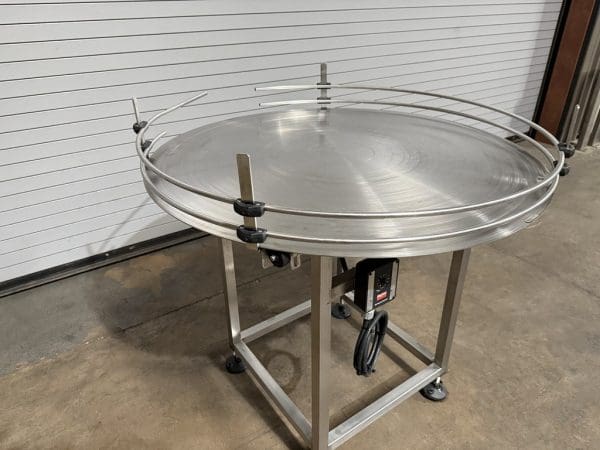 Inline Filling Systems 36” Stainless Rotary Accumulation Table, Serial #10854