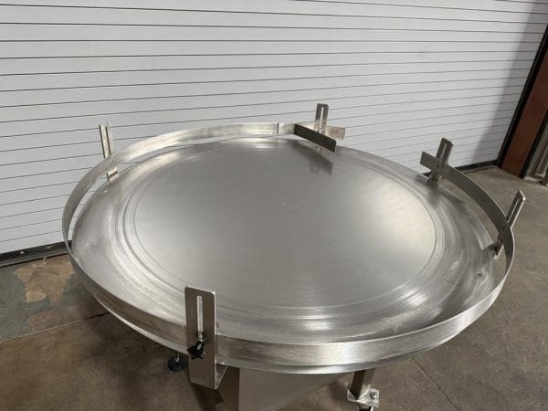 Kaps All 48in Rotary Accumulator Feed Table, Serial #6265