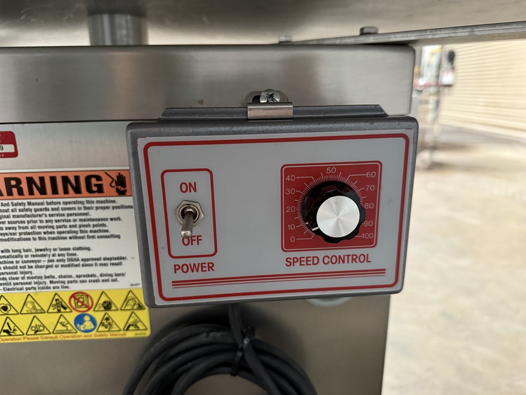 Kaps All 48in Rotary Accumulator Feed Table, Serial #6265