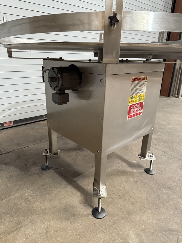 Kaps All 48in Rotary Accumulator Feed Table, Serial #6265