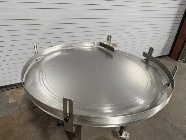 Kaps All 48in Rotary Accumulator Feed Table, Serial #6265