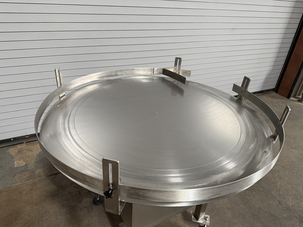Kaps All 48in Rotary Accumulator Feed Table, Serial #6265