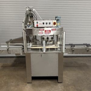 Kaps All 6 Quill Inline Automatic Capper With Elevator Sorter Serial #2267