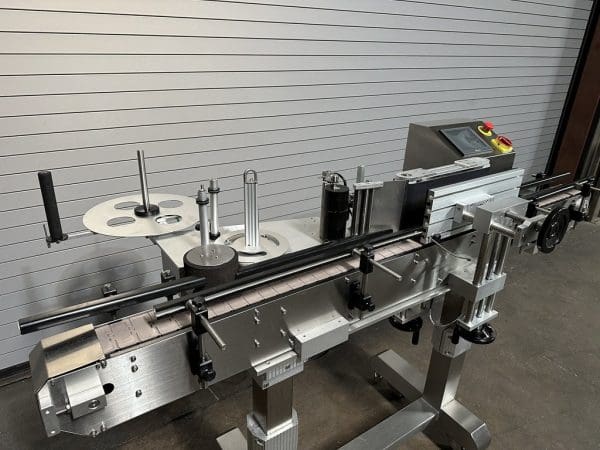 Pack Leader PL501 Inline Wrap Around Bottle Labeler, Serial #00183PL50100010809
