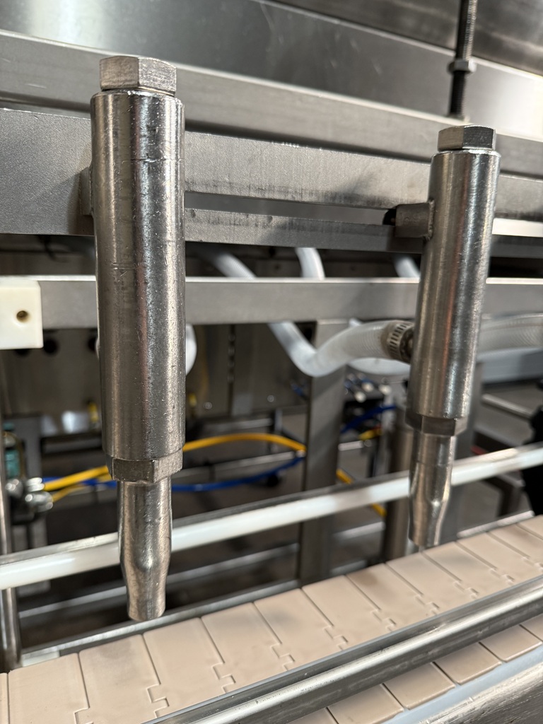 Simplex V600 Volumetric 6 Head Inline Piston Filler, Serial #7676