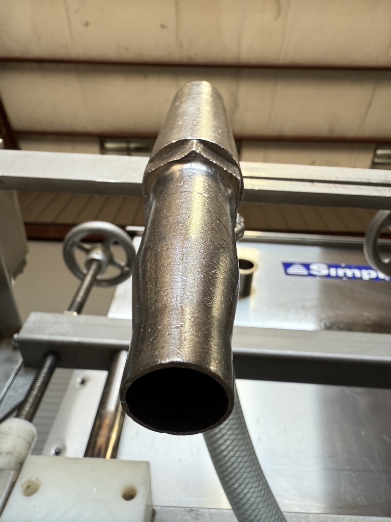 Simplex V600 Volumetric 6 Head Inline Piston Filler, Serial #7676