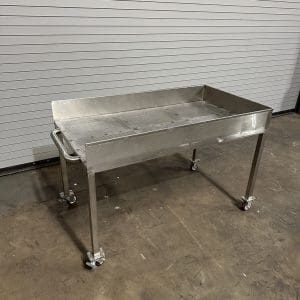 Stainless 30 x 54 Rolling Cart