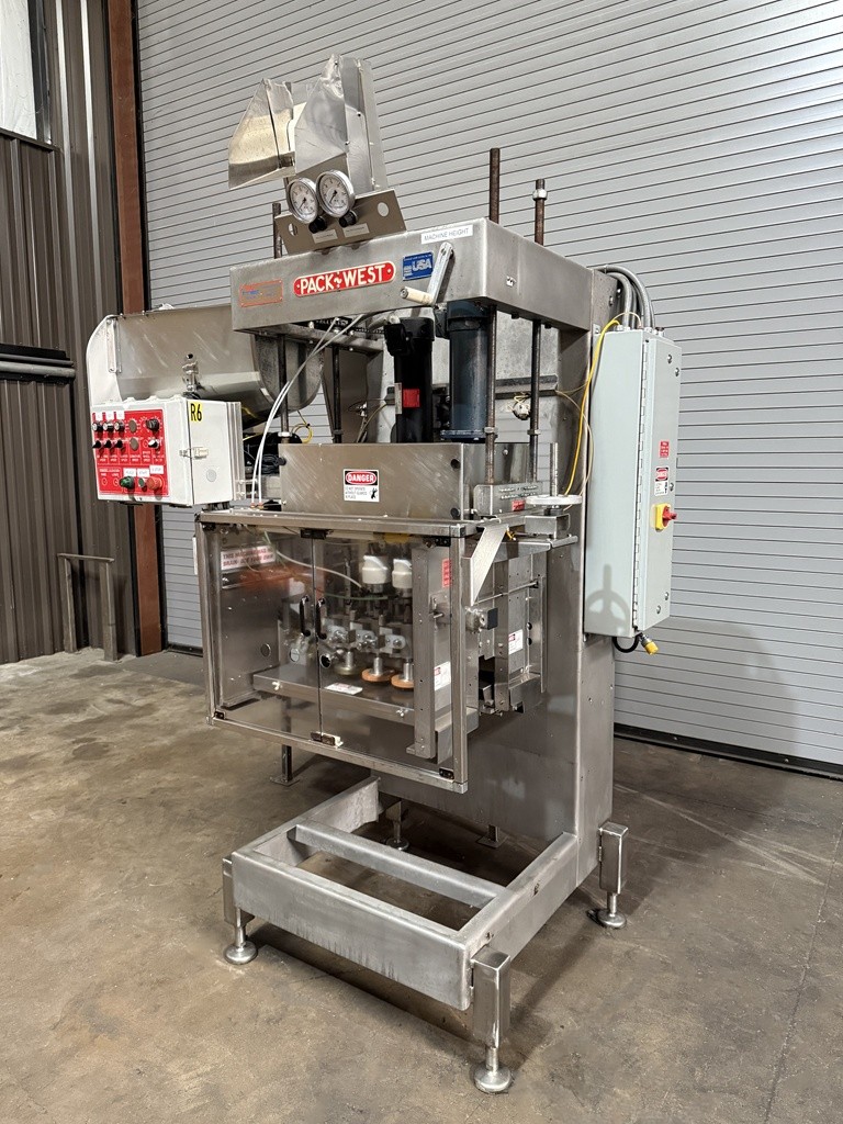 Pack West A120 Inline 6 Quill Capper, Serial #C6ACRLR0446