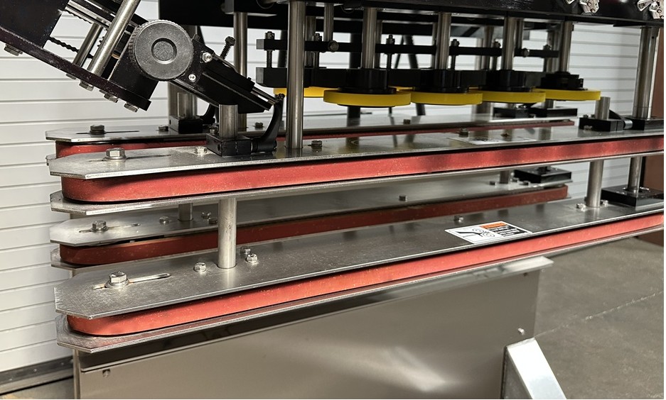 APEX 8 Quill Inline Bottle Capper with Elevator Sorter, Seril #2177-IC-01