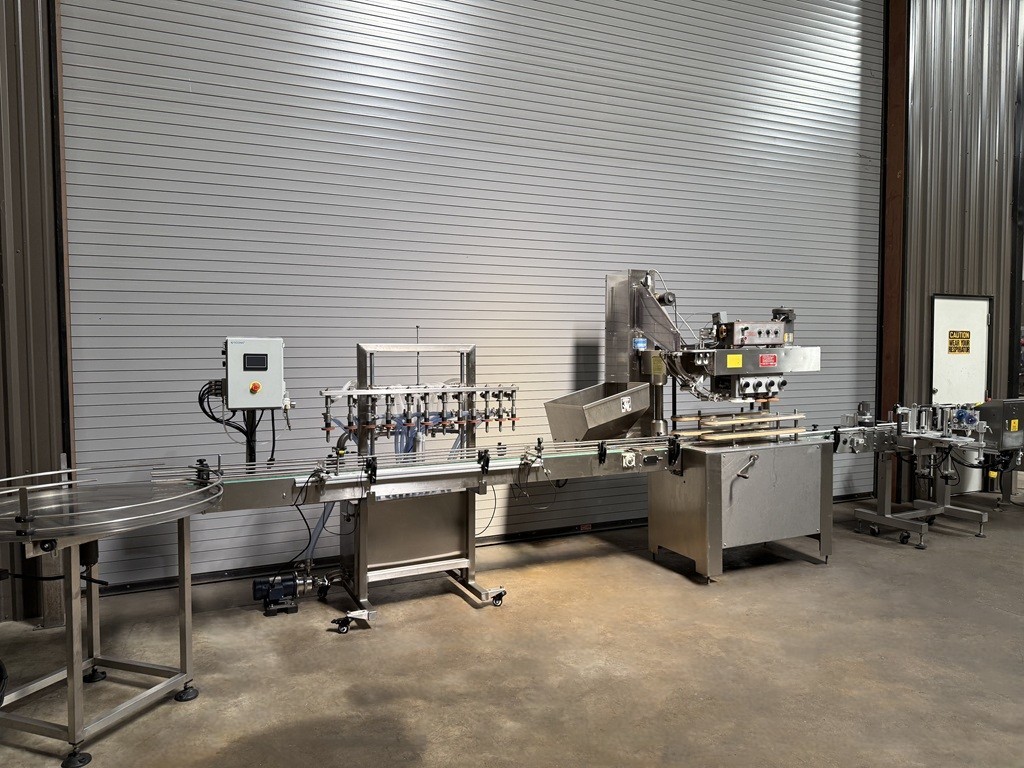 COMPLETE 12 VALVE BOTTLING LINE, BOTTLE FILLING LINE (Copy)