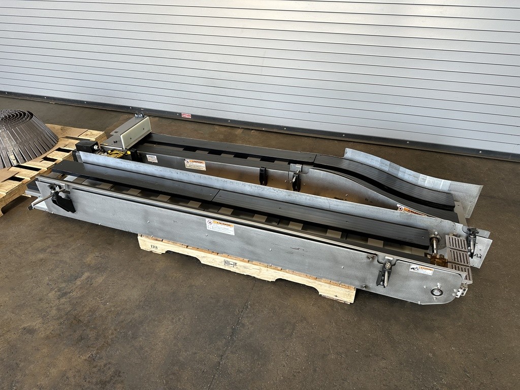Conveyor 10in x 16' Stainless Case Tray Bottle Conveyor, Serial #27656
