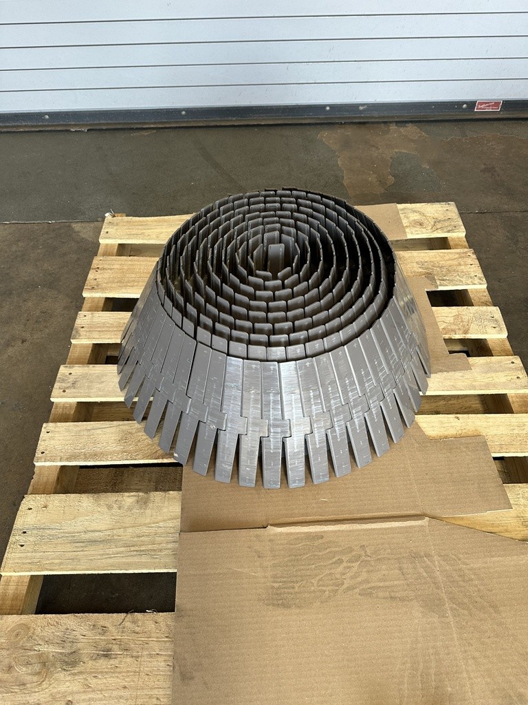 Conveyor 10in x 16' Stainless Case Tray Bottle Conveyor, Serial #27656