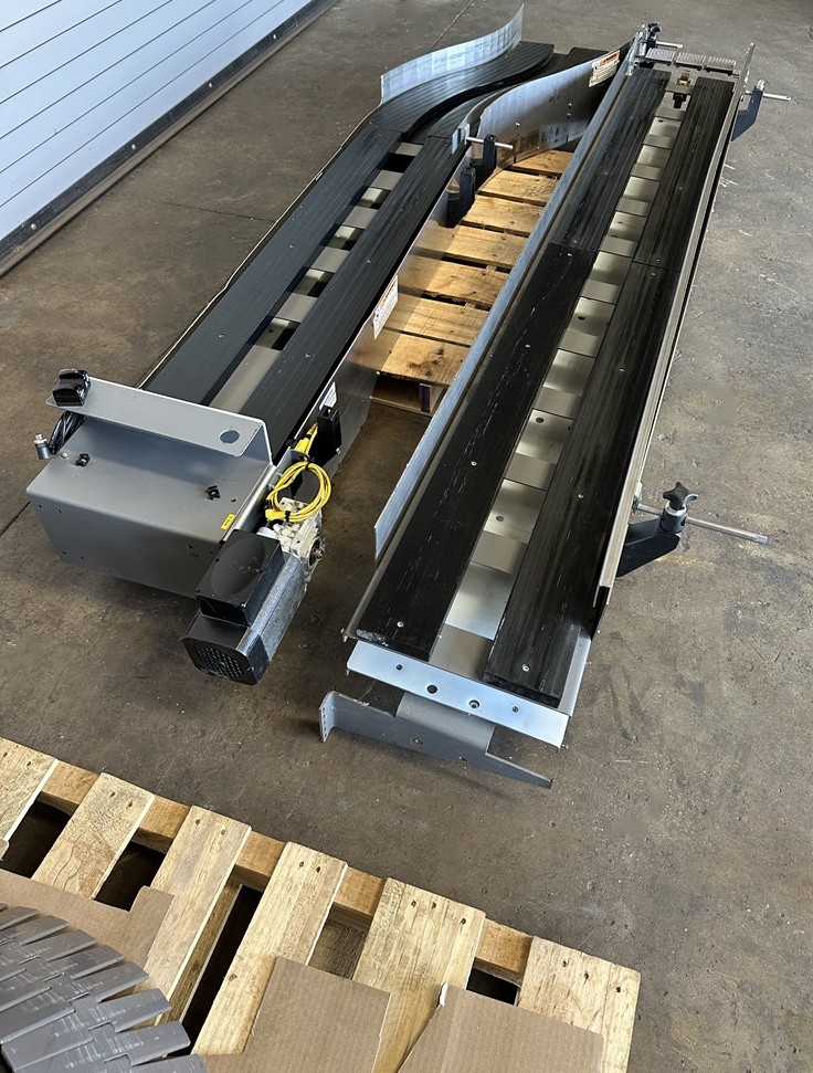 Conveyor 10in x 16' Stainless Case Tray Bottle Conveyor, Serial #27656