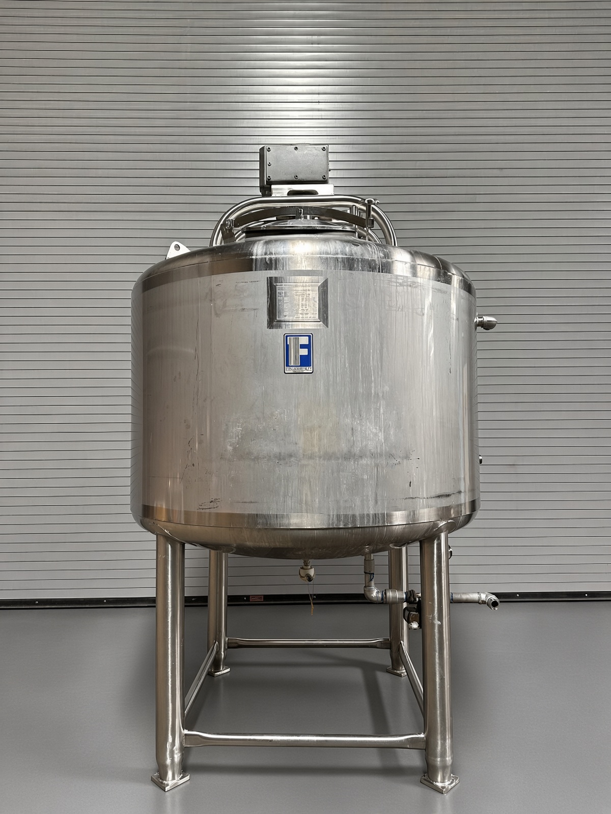 2015 FELDMEIER 500 GALLON 316L STAINLESS JACKETED PROCESSOR MIX TANK KETTLE