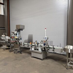 Complete 12 Valve Liquid Bottle Filing Line