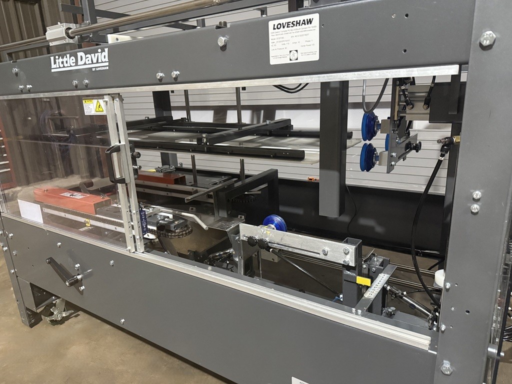 Loveshaw Little David CF25 Automatic Case Erector, Serial #491272025T60-IT