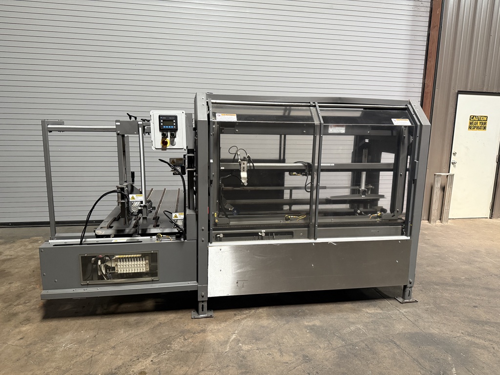 PEARSON CE25 AUTOMATIC CASE ERECTOR WITH BOTTOM TAPER