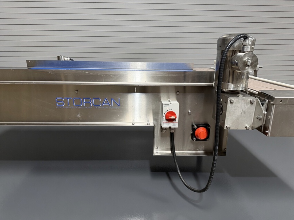 STORCAN Conveyor Systems 4' x 6' Long Stainless Pack Off Conveyor