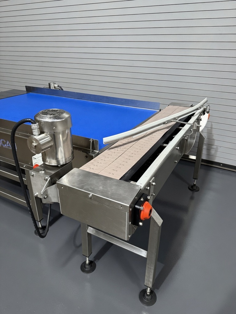 STORCAN Conveyor Systems 4' x 6' Long Stainless Pack Off Conveyor