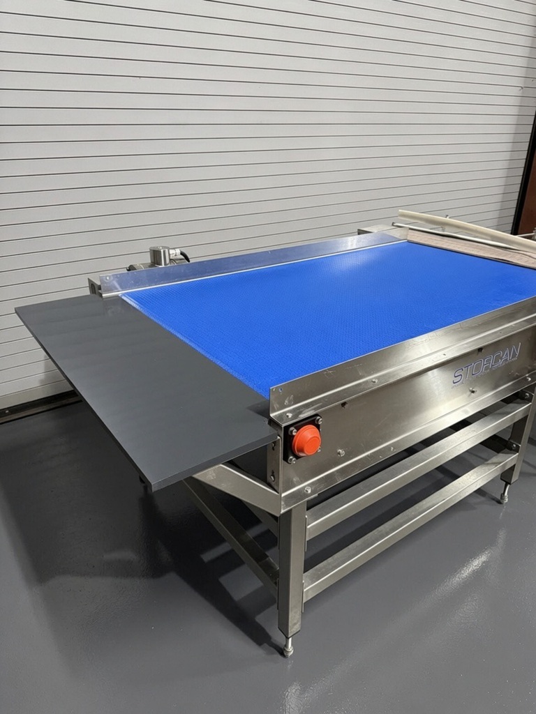 STORCAN Conveyor Systems 4' x 6' Long Stainless Pack Off Conveyor
