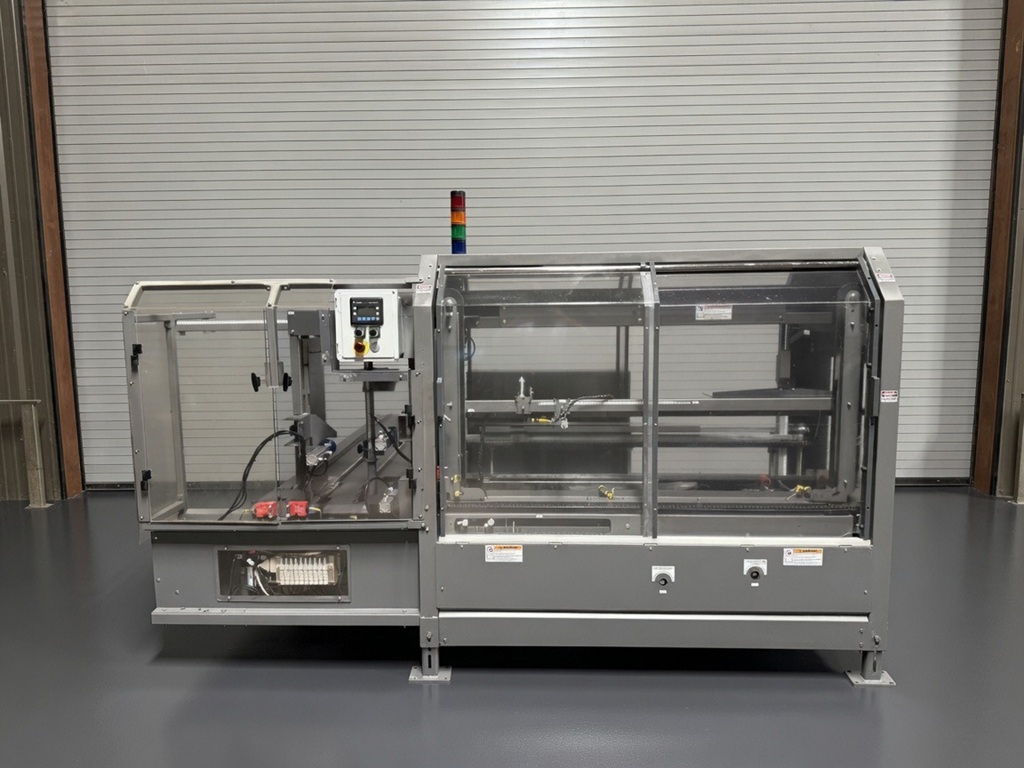 PEARSON CE25 AUTOMATIC CASE ERECTOR WITH BOTTOM TAPER