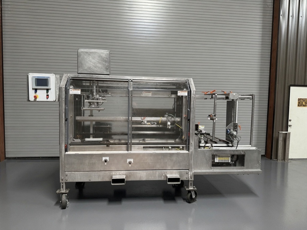 Pearson CE25-G Automatic Case Erector With Nordson Hot Glue System