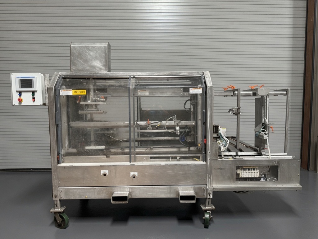 2015 Pearson CE25-G AUTOMATIC CASE ERECTOR WITH NORDSON HOT GLUE