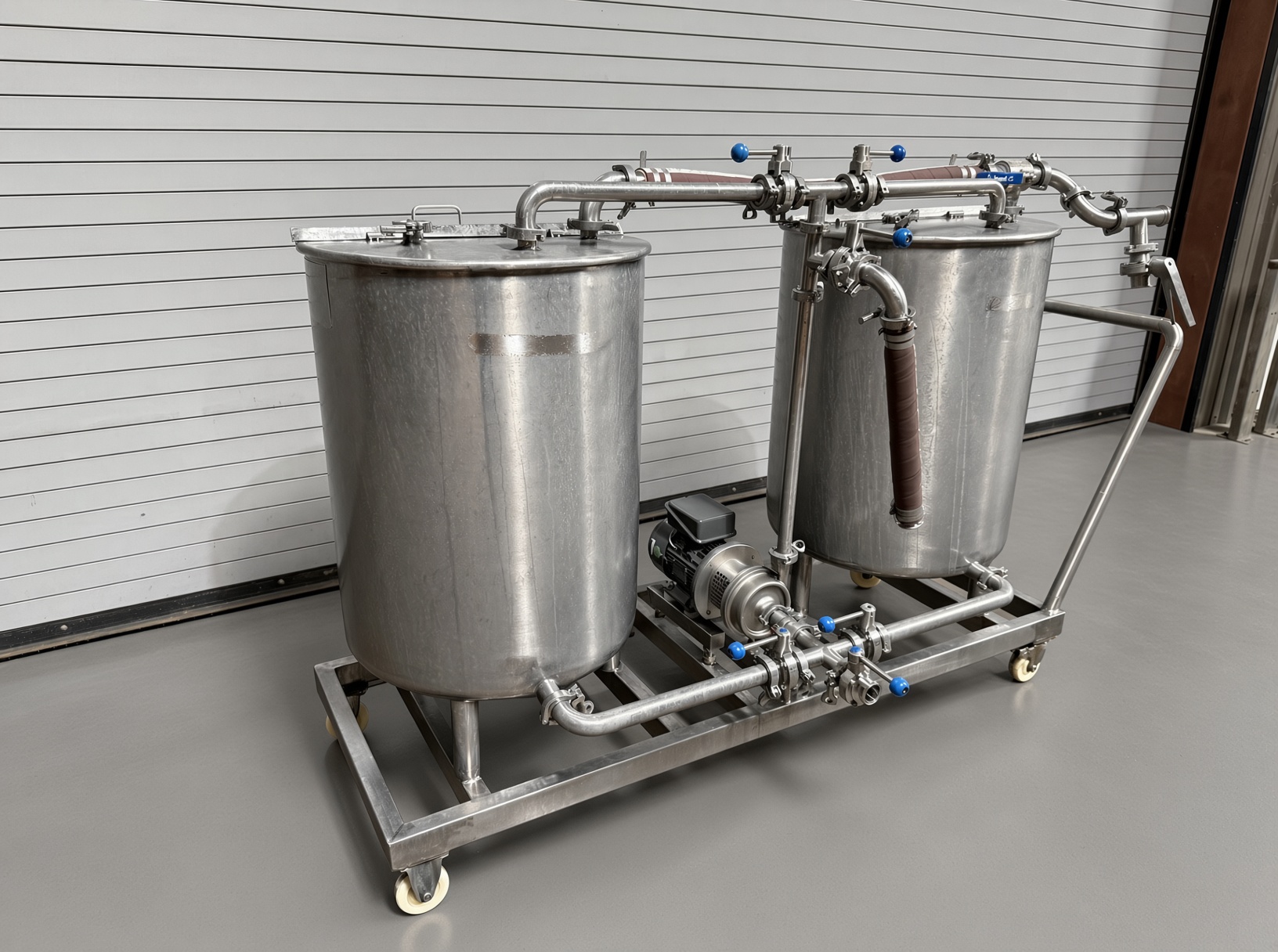 Brew-Bev Twin Tank CIP System, Serial #P16550