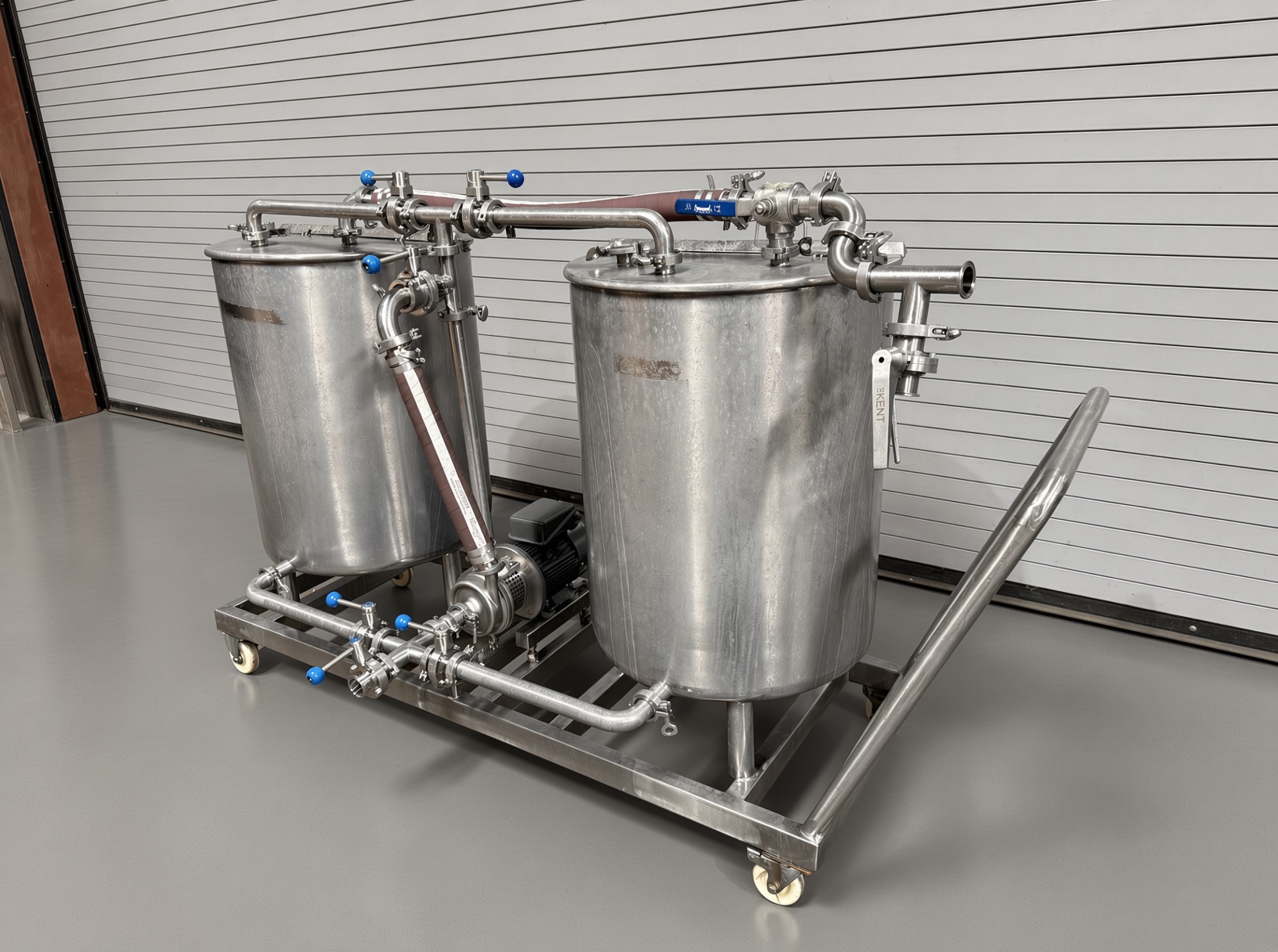 Brew-Bev Twin Tank CIP System, Serial #P16550