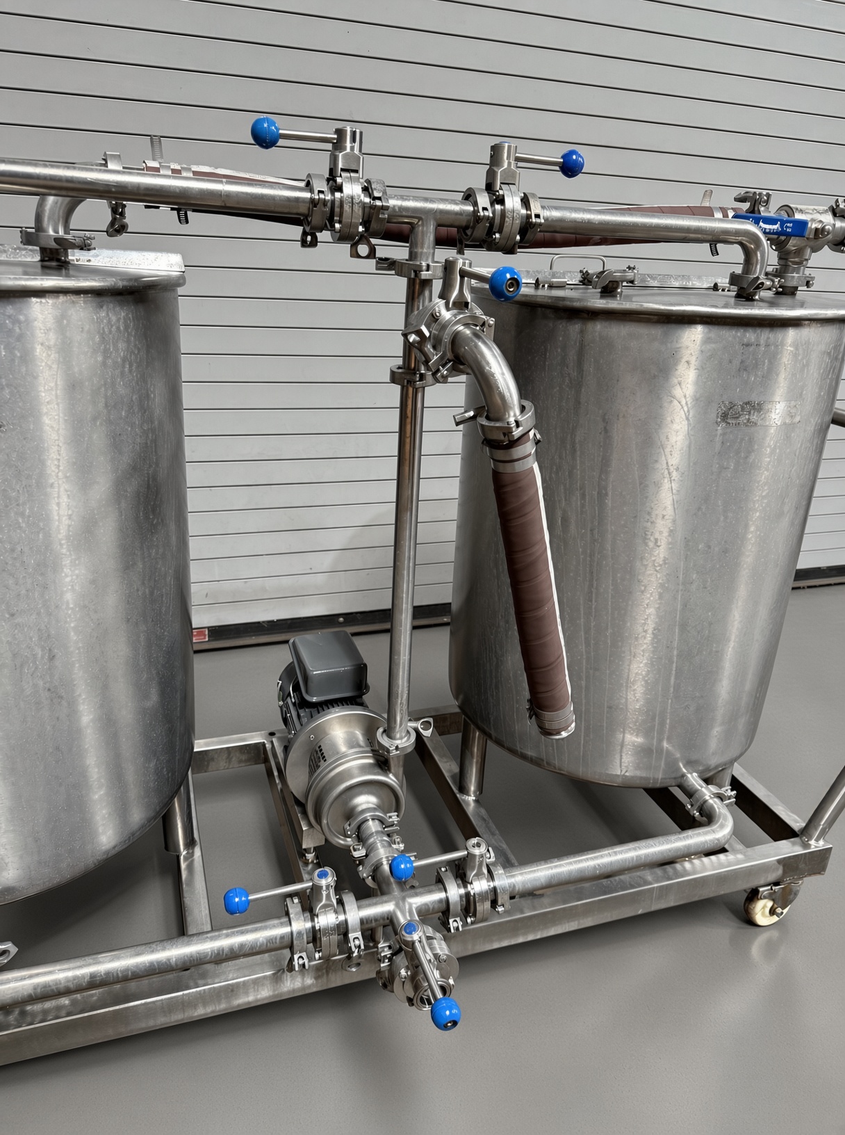 Brew-Bev Twin Tank CIP System, Serial #P16550