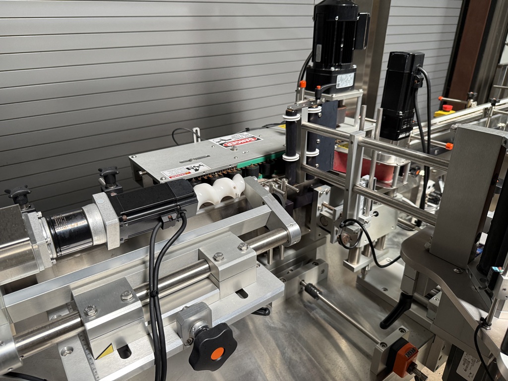 Quadrel ProLine Q160 High Speed Inline Wrap Labeler, Serial #83103-02